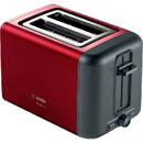 Prajitor de paine Bosch Compact Toaster Design Line TAT3P424DE (red / black)
