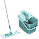 Leifheit floor wiper set Combi M micro duo (green, with cleaning bucket Combi M and squeegee)