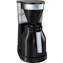 Cafetiera Melitta filter machine EasyTopII Therm 10-2308 Negru 1050 W 1.25 litri 10 cesti