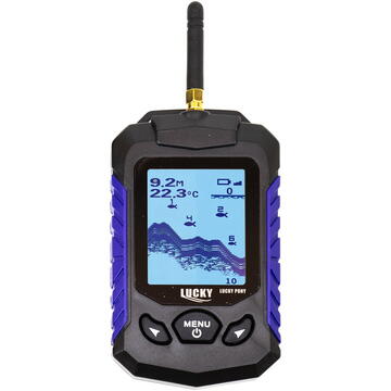 Sonar pescuit PNI Fish Seeker US530, wireless, ecran LCD 2.8 inch, profunzime 45m, alarma prezenta peste, unghi detectie 90 grade