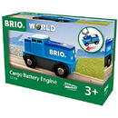 BRIO Blue Battery Freight Locomotive - 33130