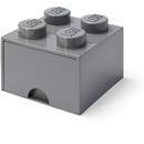Room Copenhagen LEGO Storage Brick Drawer 4, storage box (dark grey)