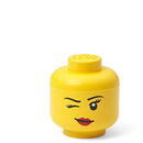 Room Copenhagen LEGO Storage Head "Whinky", mini, storage box (yellow)