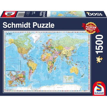 Schmidt Spiele Puzzle The World 1500 -  58289