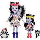 Mattel Enchantimals Sage Skunk Doll and Little Sister