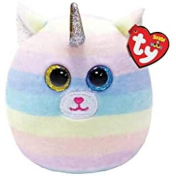 Ty Squish a Boo - Heather Cat Soft Toy (10 cm)