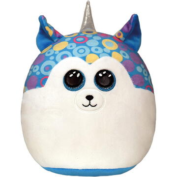 Ty Squish a Boo Helena Cuddly Toy (blue/white, 35 cm, Husky)