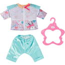 ZAPF Creation BABY born® leisure suit Aqua 43cm, doll accessories (jacket and trousers, including clothes hanger)