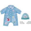 ZAPF Creation BABY born Deluxe Jeans Overall 43cm, doll accessories (one piece suit, hat and shoes)