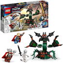LEGO 76207 Marvel Super Heroes Attack on New Asgard Construction Toy (Avengers Toys from Thor: Love & Thunder Movie)