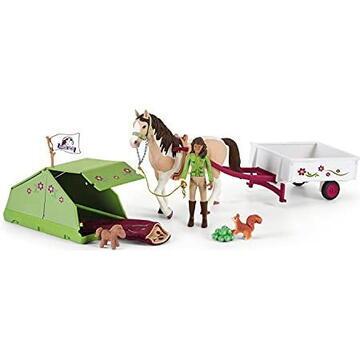 Schleich Horse Club Sarah's camping trip, toy figure
