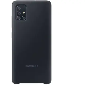 Husa Samsung A51; Silicone Cover; Black