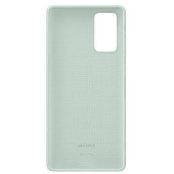 Silicone Cover Samsung pentru Galaxy Note 20 (N980) Verde menta