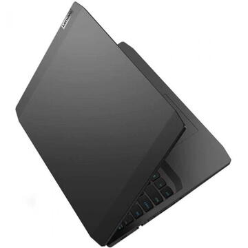 Notebook Laptop Gaming Lenovo IdeaPad 3 15IMH05 cu procesor Intel Core i5-10300H pana la 4.50 GHz, 15.6", Full HD, IPS, 8GB, 256GB SSD, NVIDIA GeForce GTX 1650 Ti 4GB, Free DOS, Onyx Black