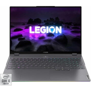 Notebook Laptop Lenovo Gaming 15.6'' Legion S7 15IMH5, FHD IPS 144Hz, Procesor Intel® Core™ i5-10300H, 16GB DDR4, 512GB SSD, GeForce GTX 1660 Ti 6GB, Win 10 Home, Slate Grey