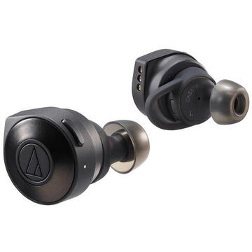 AUDIO-TECHNICA ATH-CKS5TW Headphones, In-Ear, Wireless, Microphone, Black