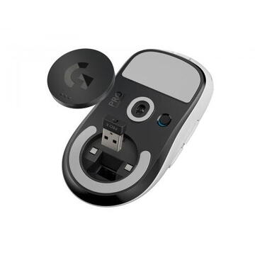 Mouse Logitech Pro X Superlight, USB Wireless, White