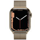 Smartwatch Apple Watch 7 GPS 41mm  Steel Gold, Milanese Loop Gold