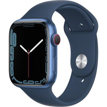 Smartwatch Apple Watch Series 7 GPS + Cellular 41mm Blue Aluminium Case with Sport Band - Abyss Blue