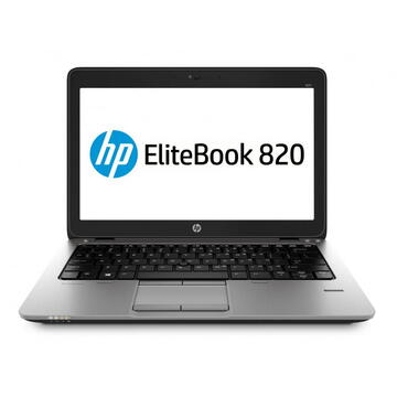 Laptop Refurbished Laptop HP Elitebook 820 G2, Intel Core i5-5300U 2.30GHz, 8GB DDR3, 240GB SSD, 12.5 Inch, Webcam + Windows 10 Home