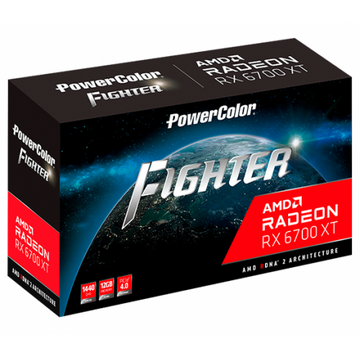 Placa video PowerColor AMD Radeon RX 6700 XT Fighter 12GB GDDR6 192bit