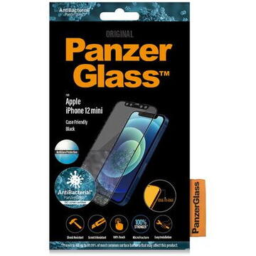 PanzerGlass Apple iPhone 12 mini Edge-to-Edge Anti-Glare Anti-Bacterial