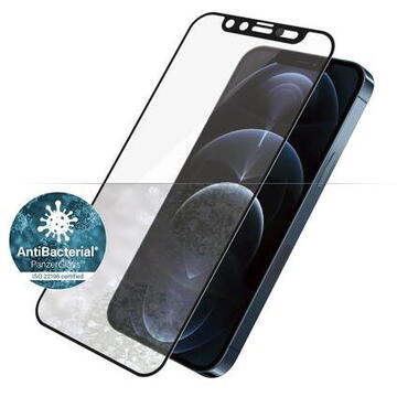 PanzerGlass Apple iPhone 12 Pro Max Edge-to-Edge Camslider Anti-Bacterial