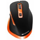 Mouse Canyon CNS-CMSW14BO, USB Wireless, Black-Orange