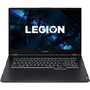 Notebook Laptop Lenovo Gaming 17.3'' Legion 5 17ITH6H, FHD IPS 144Hz, Procesor Intel® Core™ i5-11400H (12M Cache, up to 4.50 GHz), 16GB DDR4, 1TB SSD, GeForce RTX 3060 6GB, No OS, Phantom Blue