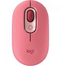 Mouse Logitech POP Emoji, USB Wireless/Bluetooth, Heartbreaker Rose