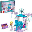 LEGO 43209 Disney Princess Elsa and Nokk's Ice Cream Stable Construction Toy (from Frozen, Toy with Elsa Mini Doll and Horse Figure, Ages 4+)