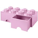 Room Copenhagen LEGO Brick Drawer 8 light pink - RC40061738