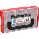 Fischer FIXtainer - DUOPOWER - dowel - light gray / red - 210 pieces