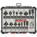 Bosch Powertools Bosch cutter set 15 pcs Mixed 6mm shank - 2607017471