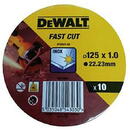 Dewalt cutting disc DT3507-QZ stainless steel - flat 125mm x 1.0mm