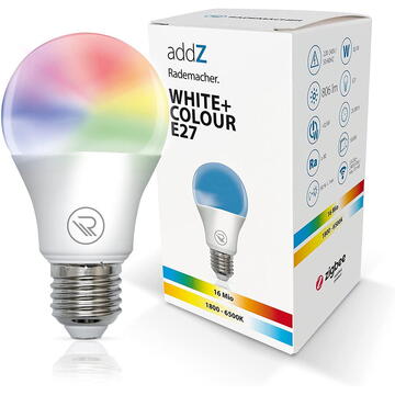 Rademacher addZ White + Color E27 LED, LED lamp (replaces 60 Watt)