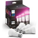 Philips Hue E27 pack of four 4x570lm 60W - White & Col. Amb.
