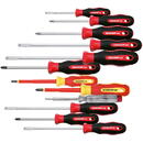 Gedore Red 2K Screwdriver set XXL, 12 parts (red / black, incl. Phase tester)