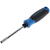 GEDORE Ratchet screwdriver SilentGEAR (black/blue, switching via rotating ring)