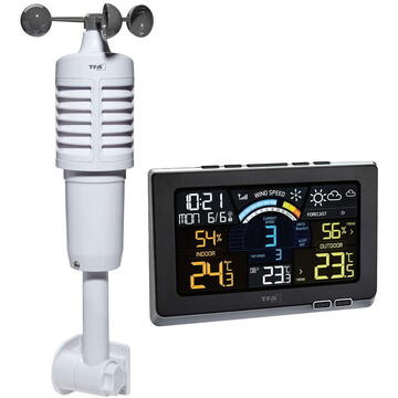 TFA wireless weather station with anemometer SPRING BREEZE (black/silver)