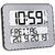 Ceasuri decorative TFA Digital radio clock TIMELINE MAX, wall clock (silver)