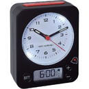 Ceasuri decorative TFA Analog radio alarm clock with Digital alarm setting COMBO (black/red)