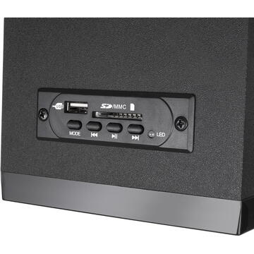 Audiocore - AC790 2.1 Bluetooth Multimedia Speakers FM radio, SD / MMC card input, AUX, USB