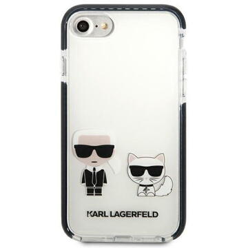 Husa Karl Lagerfeld Husa Karl &amp; Choupette iPhone 7/8/SE2020/SE2022 Alb