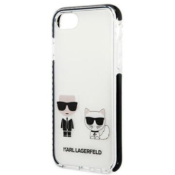Husa Karl Lagerfeld Husa Karl &amp; Choupette iPhone 7/8/SE2020/SE2022 Alb