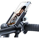 Wozinsky Suport Telefon pentru Bicicleta Black (rotatie 360 grade, prindere de ghidon)
