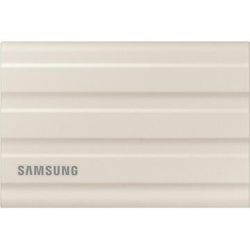 SSD Extern Samsung T7 Shield, 1TB, USB 3.2 Gen 2, Beige