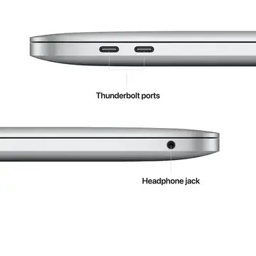 Notebook MacBook Pro 13 (2022) Retina with Touch Bar 13.3" WQXGA Apple M2 Octa Core 8GB 256GB SSD Apple M2 10 core Graphics Int KB macOS Monterey Silver