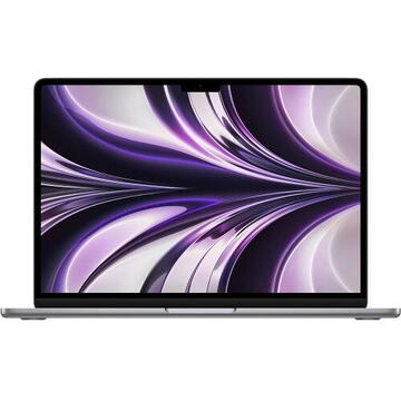 Notebook MacBook Air 13 with Liquid Retina (2022) 13.6" Apple M2 Octa Core 8GB 256GB SSD Apple M2 8Core Graphics Int KB macOS Monterey Space Grey