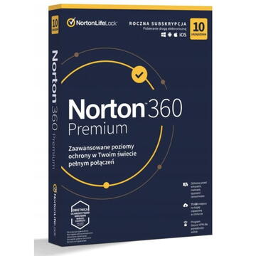 Symantec NortonLifeLock Norton 360 Premium 1 year(s)